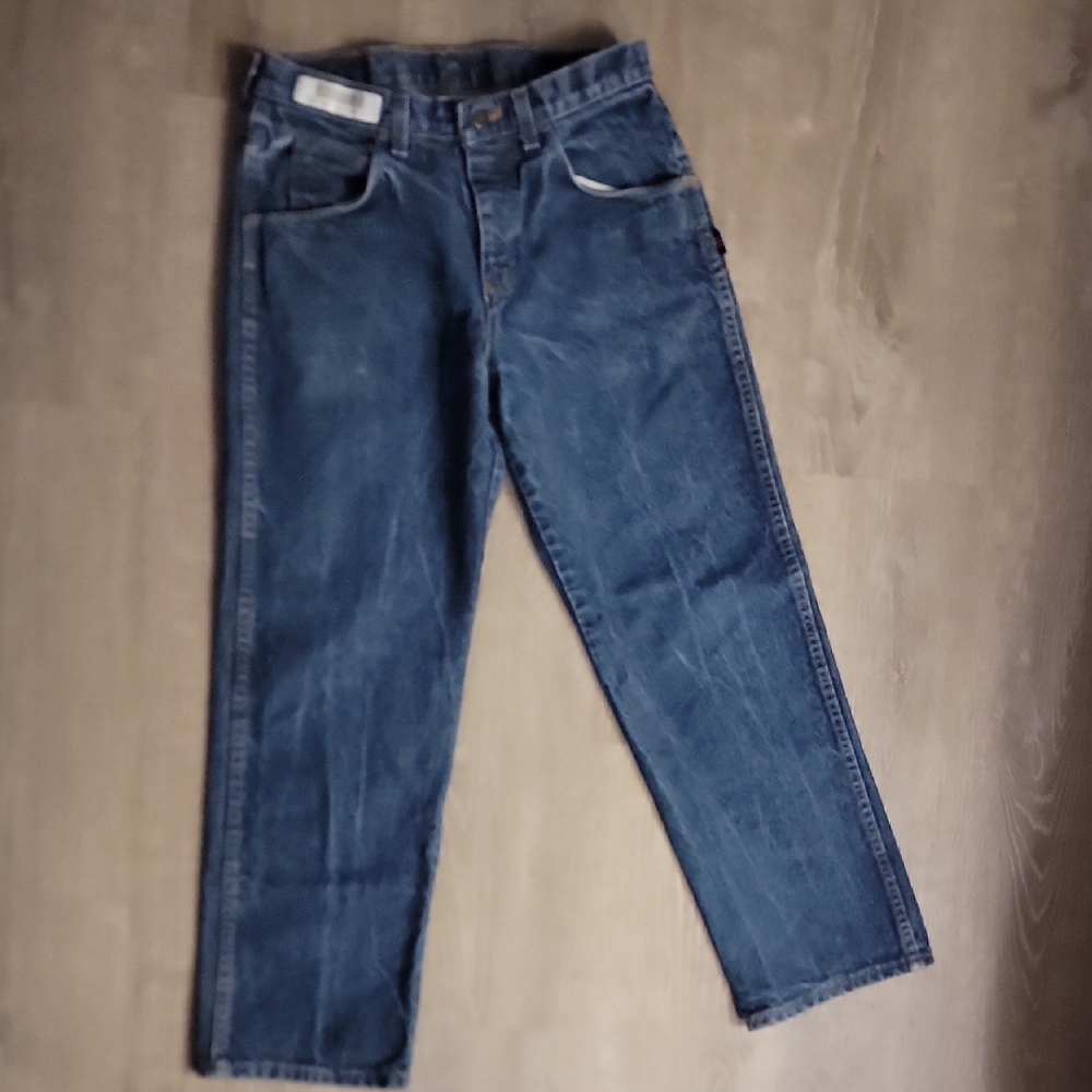 FR Men's Denim Straight Jeans in Deep Blue